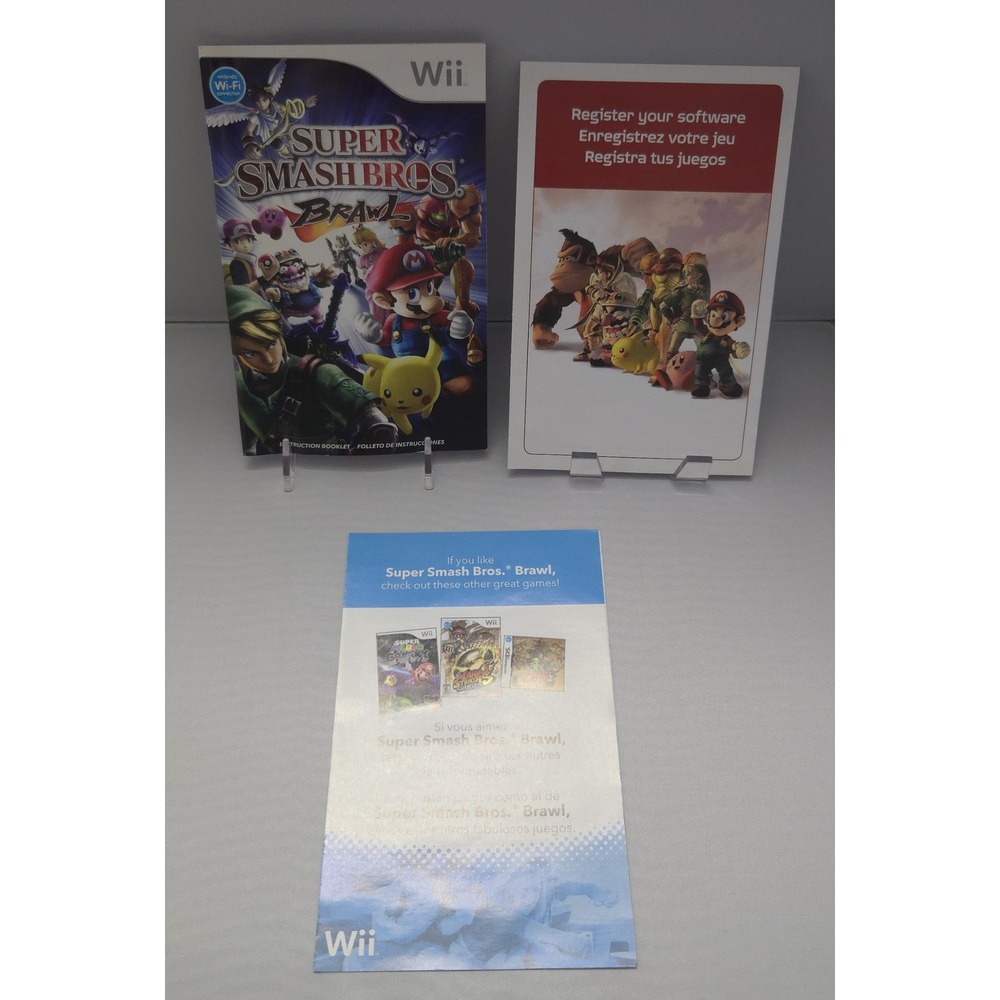 Super Smash Bros. Brawl - Nintendo Wii 2008 - Complete in Box (CIB) - Tested - Picture 4 of 14